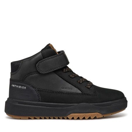 Schnürschuhe Geox J Bunshee Boy B Abx J16FMA 0ME32 C9999 M Schwarz
