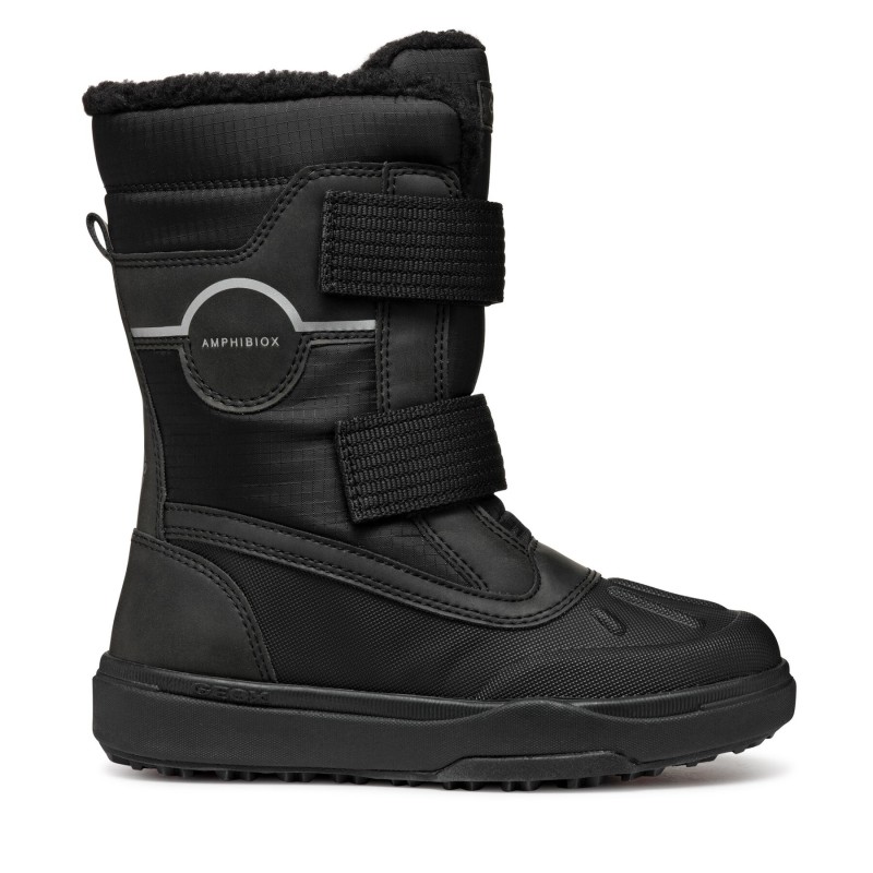 Schneeschuhe Geox J Bunshee Pg Boy B A J46D8A 0MEFU C9999 M Schwarz