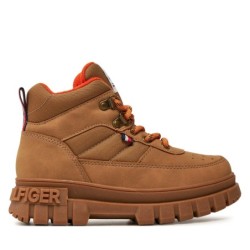 Schnürschuhe Tommy Hilfiger Lace-Up Bootie T3X5-33707-1492 M Braun