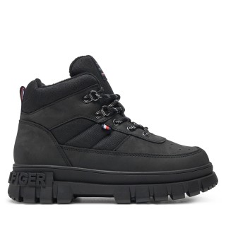 Schnürschuhe Tommy Hilfiger Lace-Up Bootie T3X5-33707-1492 S Schwarz