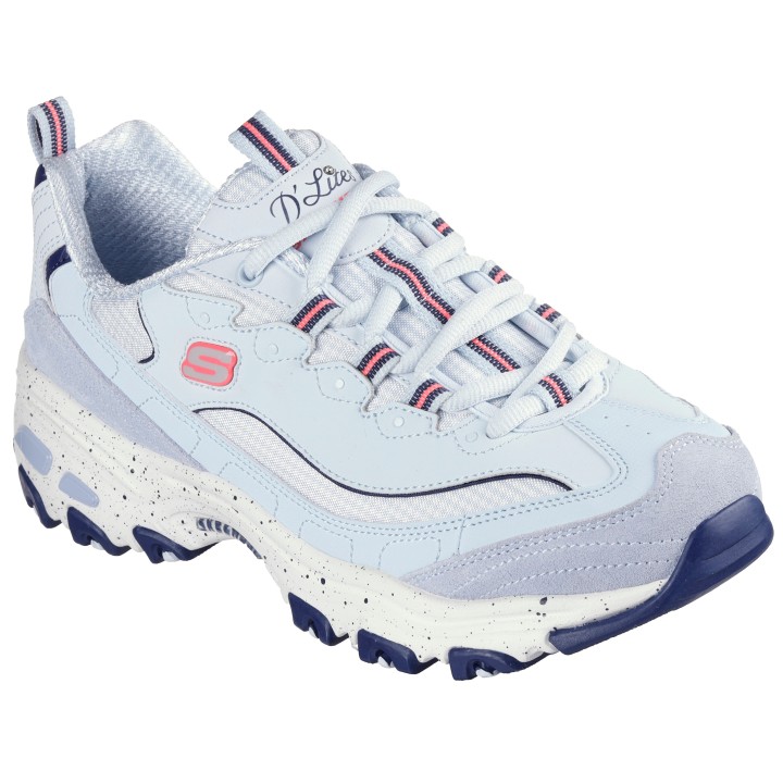 Skechers Sneaker "DLITES-BOLD VIEWS", Freizeitschuh, Halbschuh, Schnürschuh mit Air-Cooled Memory Foam