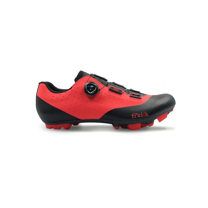 Fizik Vento X3 Overcurve Schuhe Rot Schwarz, Größe 42 - EUR