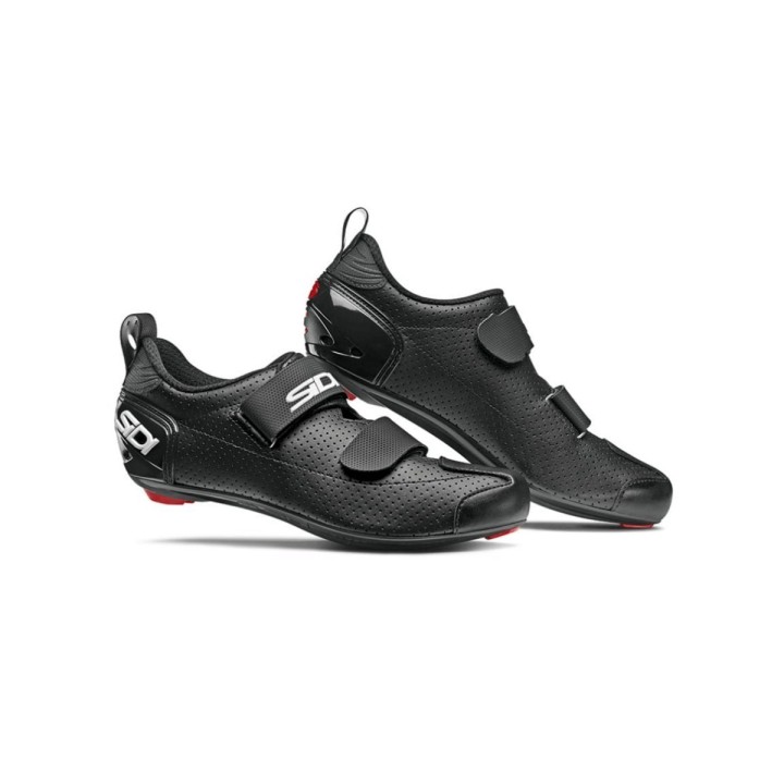 Sidi T5 Air Carbon Schwarz Weiß Triathlon Schuhe, Größe 41 - EUR