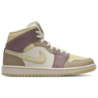 Jordan 1 Mid Damen Schuhe - Beige - Größe: 42 - Polyester - Foot Locker