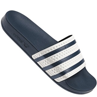 adidas Originals Adilette Adiblue/White