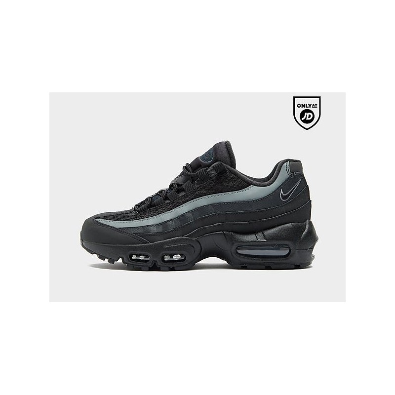 Nike Air Max 95 Junior - Black/Anthracite/Smoke Grey/Black, Black/Anthracite/Smoke Grey/Black