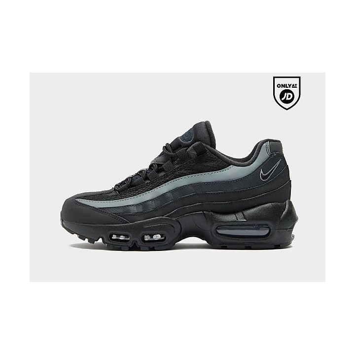 Nike Air Max 95 Junior - Black/Anthracite/Smoke Grey/Black, Black/Anthracite/Smoke Grey/Black