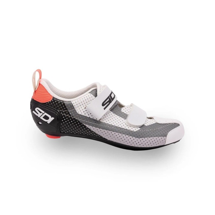 SIDI T-5 Air Schuhe Schwarz Weiß Koralle, Größe 41 - EUR