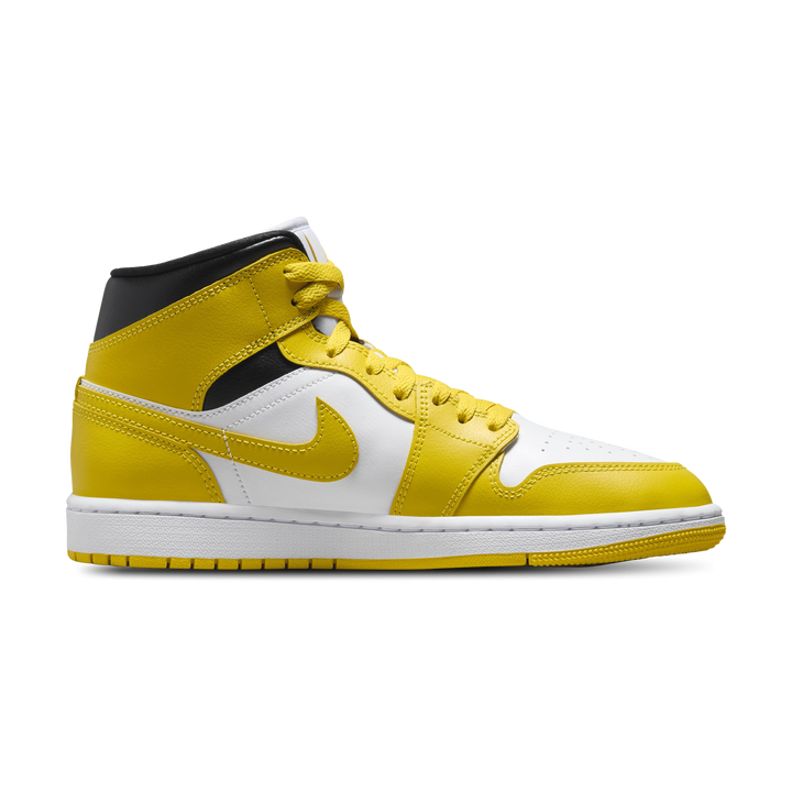 Jordan 1 Mid Damen Schuhe - Weiß - Größe: 43 - Leder - Foot Locker