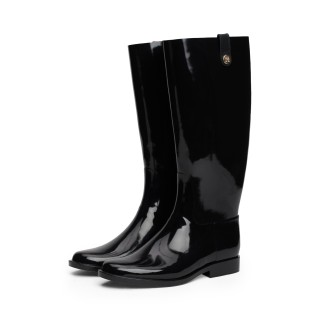 Tommy Hilfiger Stiefel "TH STUD RUBBER LONG RAINBOOT", Gummistiefel, Langschaftstiefel, Schlupfstiefel mit TH-Logo-Niete