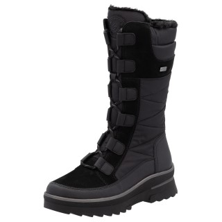 Remonte Winterstiefel, Keilabsatz, Schnürstiefel, Outdoorstiefel mit Innenreißverschluss