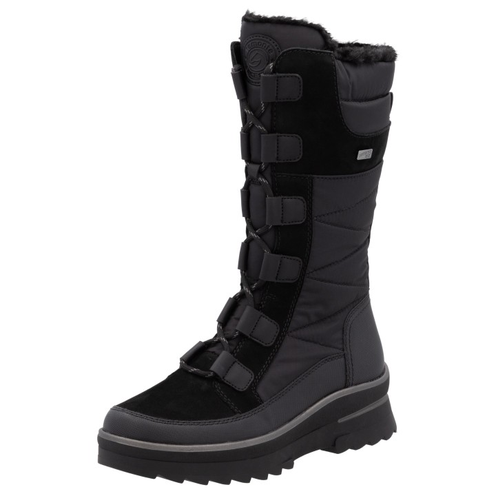 Remonte Winterstiefel, Keilabsatz, Schnürstiefel, Outdoorstiefel mit Innenreißverschluss