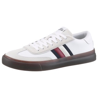 Tommy Hilfiger Sneaker "TH CUPSET TERRACE", Freizeitschuh, Halbschuh, Schnürschuh mit seitlichen Streifen