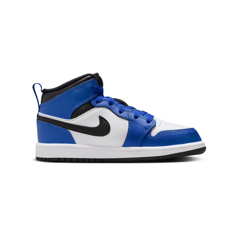Jordan Aj1 Mid Unisex Schuhe - Blau - Größe: 27.5 - Netz/Synthetik - Foot Locker