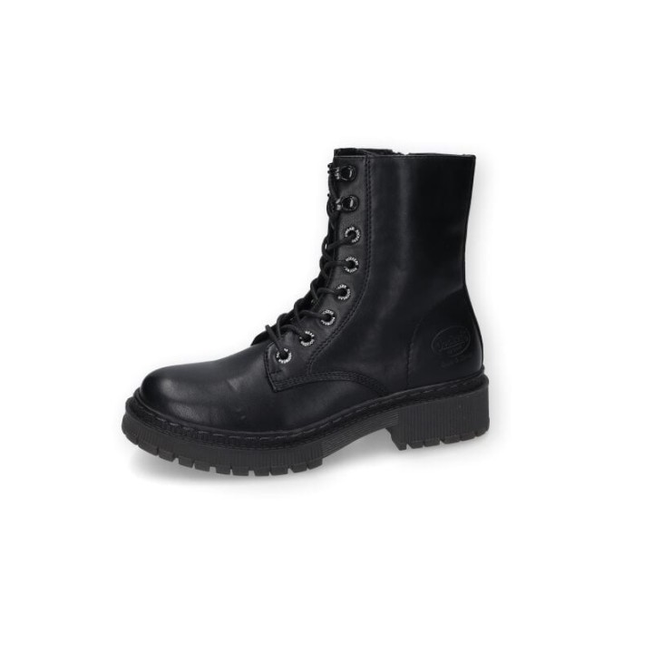 Dockers by Gerli Boot - Schnürboots - EU37 bis EU42 - für Damen - Größe EU37 - schwarz