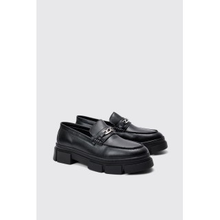 Loafer mit dicker Sohle - Schwarz - 41, Schwarz