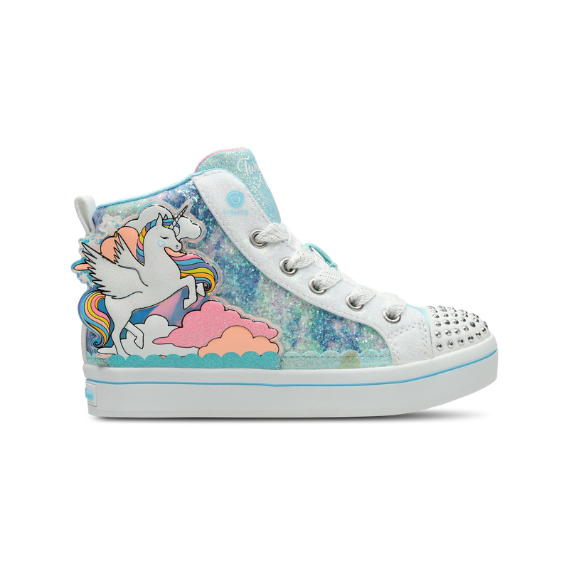 Skechers Twi-lites 2.0 Unisex Schuhe - Blau - Größe: 32.5 - Synthetik - Foot Locker