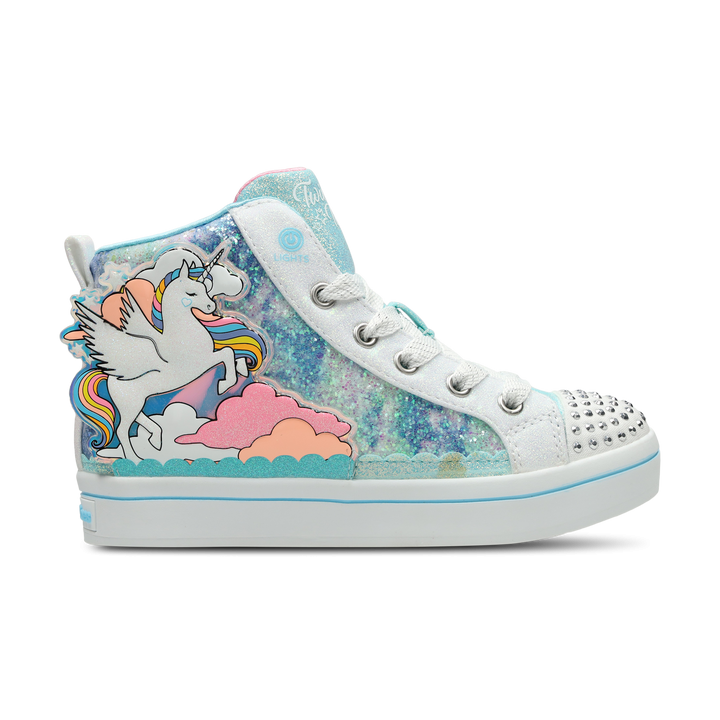 Skechers Twi-lites 2.0 Unisex Schuhe - Blau - Größe: 32.5 - Synthetik - Foot Locker