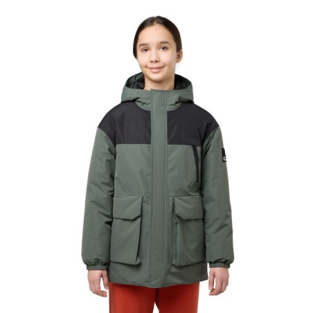 Jack Wolfskin Teen 2L Ins Parka Youth Wintermantel Teenager L green slate green