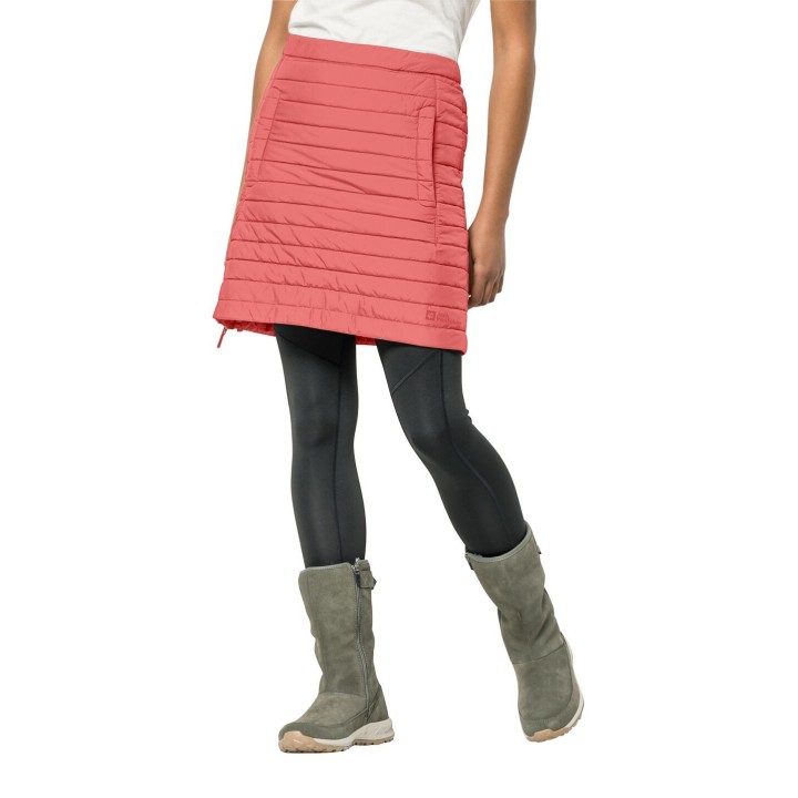 Jack Wolfskin Iceguard Skirt Winterrock Damen 2XL red red coral