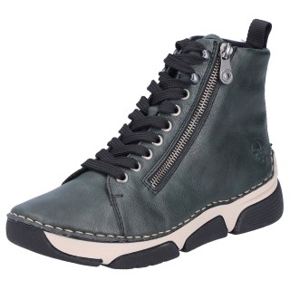 Rieker Sneaker, Freizeitschuh, Halbschuh, Schnürschuh mit Kontraststeppung