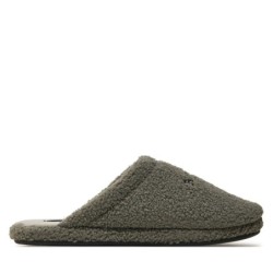 Hausschuhe Tommy Hilfiger Warm Curly House Shoe FM0FM05226 Grau