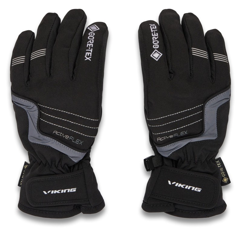 Skihandschuhe Viking Helix GTX Ski 165/22/2252/08 Schwarz