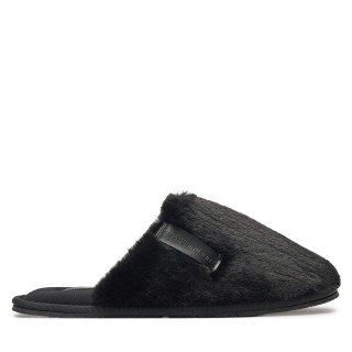Hausschuhe Calvin Klein Jeans Hotel Slipper Fur After Glow YW0YW01593 Schwarz