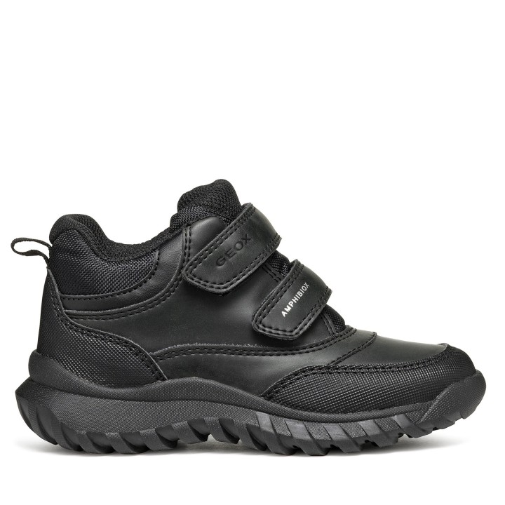 Schnürschuhe Geox J Simbyos Boy B Abx J46L0B 0MEFU C9999 D Schwarz