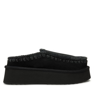 Hausschuhe Mou Clog Eskimo Platform FW681004A Schwarz