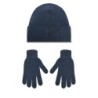Set Mütze und Handschuhe Calvin Klein K50K512469 Blau