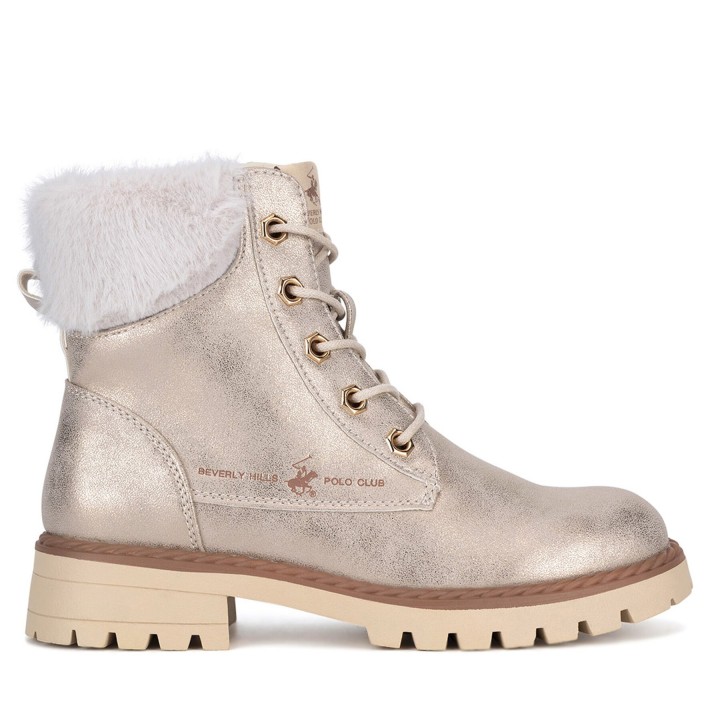 Schnürschuhe Beverly Hills Polo Club CS6135-02 Goldfarben