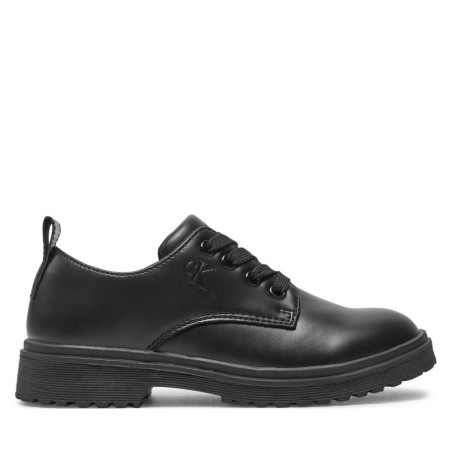 Halbschuhe Calvin Klein Jeans Low Cut Lace-Up 3X4-81091-0326 M Schwarz