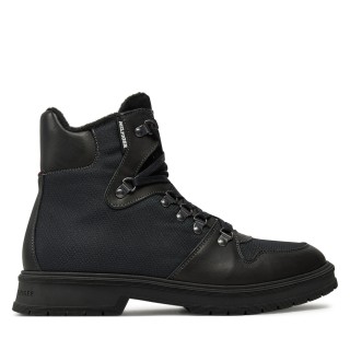 Schnürschuhe Tommy Hilfiger Hilfiger Warm Cordura Mix Boot FM0FM05180 Schwarz