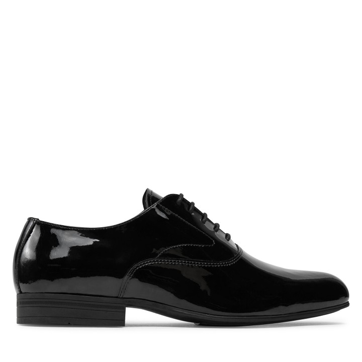 Halbschuhe Calvin Klein Oxford Pat HM0HM01600 Schwarz