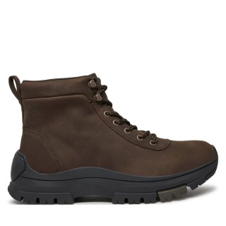 Schnürschuhe Calvin Klein Hybrid Wp Boot Laceup Rebellious YM0YM01077 Braun