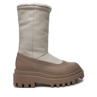 Schneeschuhe Calvin Klein Jeans Flatform Chelsea Boot Padded YW0YW01558 Beige
