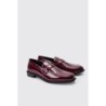 Lack PU-Loafers - Burgund - 42, Burgund