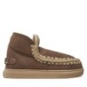 Schneeschuhe Mou Eskimo Sneaker Big Metal Logo FW111008A Braun