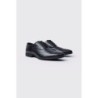 Smarte Derby Schuhe mit perforiertem Detail - Schwarz - 41, Schwarz