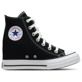 Converse Ctas Wedge Damen Schuhe - Schwarz - Größe: 36.5 - Canvas - Foot Locker