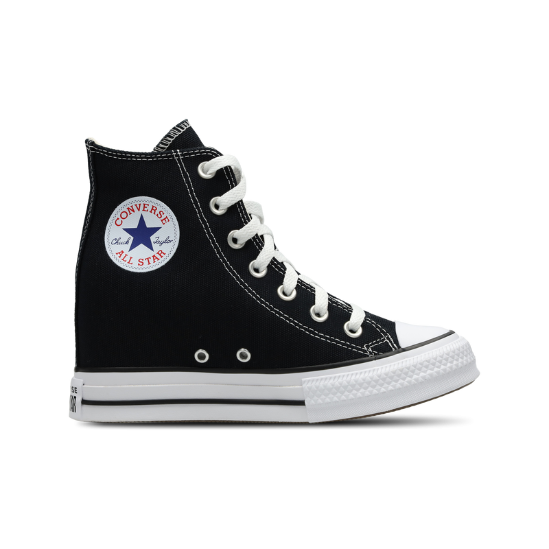 Converse Ctas Wedge Damen Schuhe - Schwarz - Größe: 36.5 - Canvas - Foot Locker