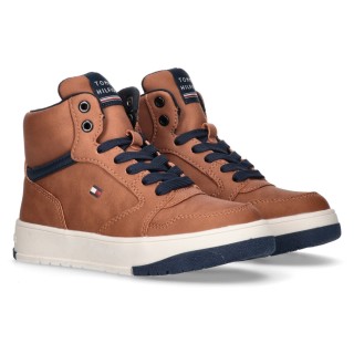 Tommy Hilfiger Sneaker, High Top Sneaker, Schnürboots mit seitlichem Logoflag