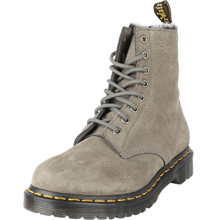 Dr. Martens Boot - 1460 Serena - Nickel Grey Milled Nubuck Wp - EU37 - für Damen - Größe EU37 - grau
