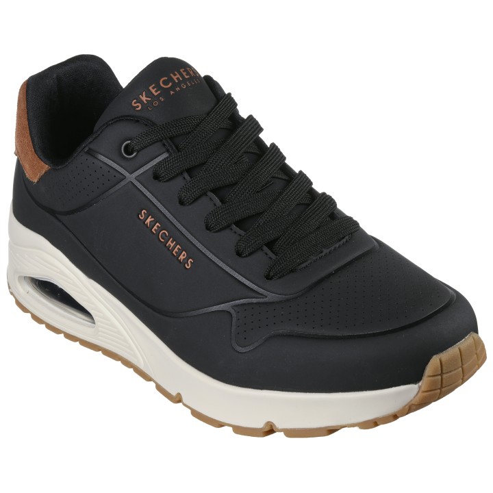 Skechers Sneaker "UNO-SUITED ON AIR", Freizeitschuh, Halbschuh, Schnürschuh mit modischer Keilsohle