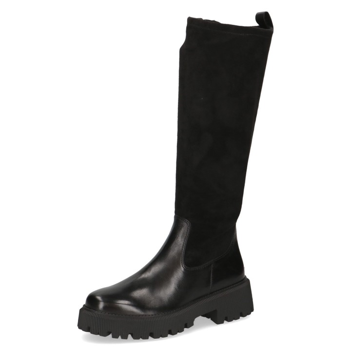 Caprice Winterstiefel, Blockabsatz, Stiefel, Langschaftstiefel in bequemer Weite