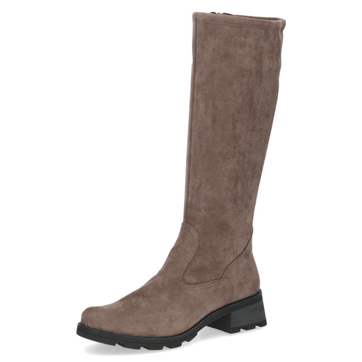 Caprice Winterstiefel, Blockabsatz, Langschaftstiefel in bequemer Weite