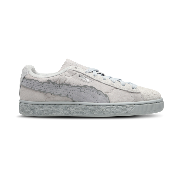 Puma Suede Unisex Schuhe - Grau - Größe: 35.5 - Wildleder - Foot Locker