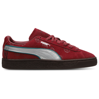 Puma Suede Unisex Schuhe - Rot - Größe: 35.5 - Wildleder - Foot Locker