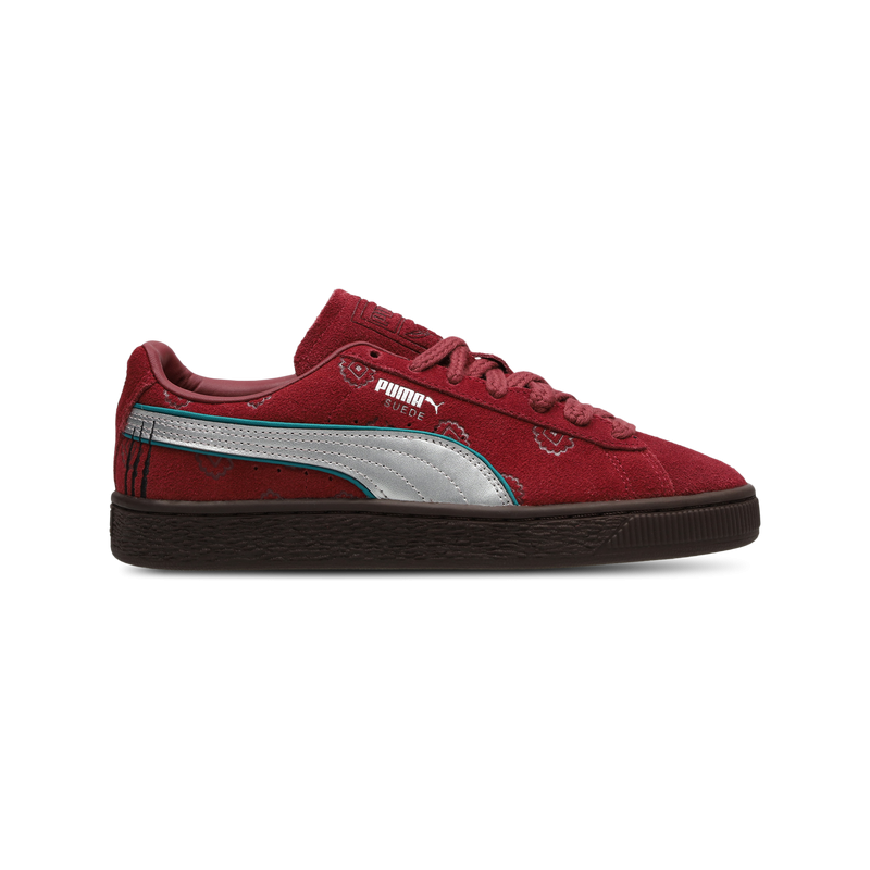 Puma Suede Unisex Schuhe - Rot - Größe: 35.5 - Wildleder - Foot Locker
